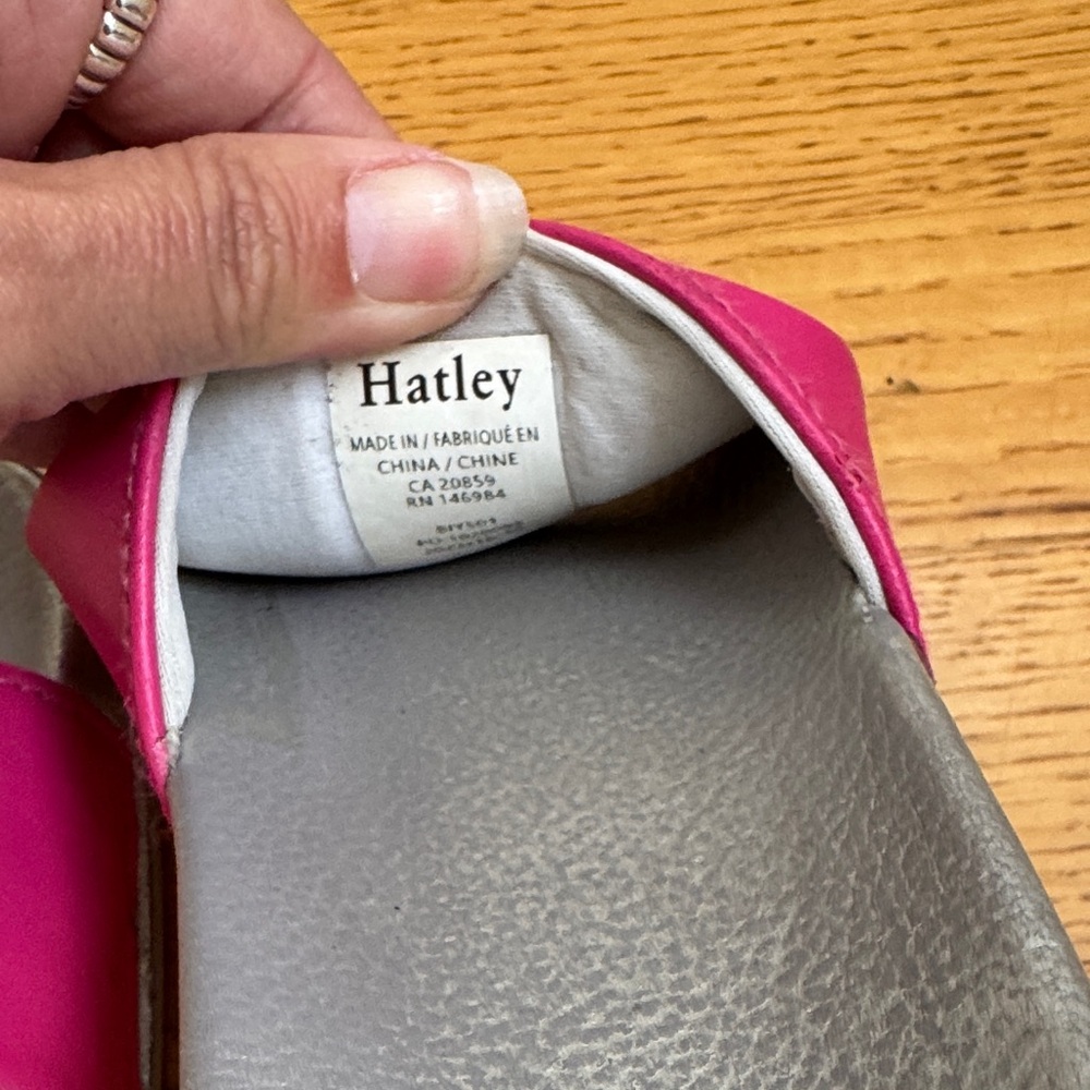 Hatley Pink and Silver Kids Slide Sandals - Picture 7 of 7